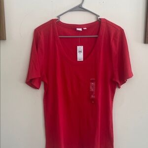 GAP Vibrant Red Short Sleeve Tee